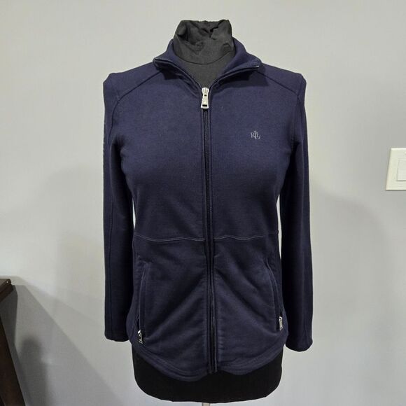 🐢 Ralph Lauren Mock Neck Jacket Size M - Picture 13 of 16